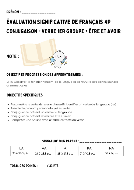 TS français 4P : conjugaison – francais – ressource pédagogique SDMcollective