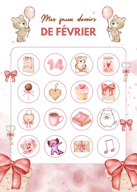 Faux devoirs des vacances de février – francais – ressource pédagogique SDMcollective
