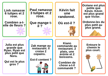 Jeu reconnaissance de problèmes mathématiques – mathematiques – ressource pédagogique SDMcollective