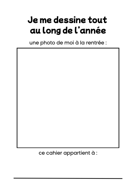 Je me dessine tout au long de l'année – avi – ressource pédagogique SDMcollective