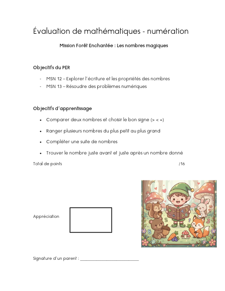 évaluation math - numération ( 0-200) – mathematiques – ressource pédagogique SDMcollective