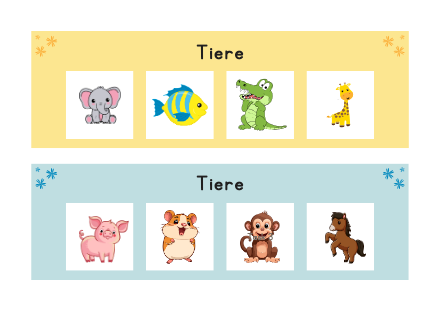 loto Tiere – allemand – ressource pédagogique SDMcollective
