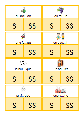 M2 - la lettre s - carte à pince – francais – ressource pédagogique SDMcollective