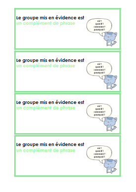 M4 - Le prédicat - CV ou CP – francais – ressource pédagogique SDMcollective