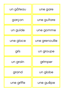 5P - M4 - Le graphème G - 1 – francais – ressource pédagogique SDMcollective