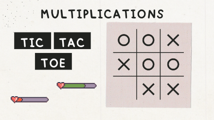 Multiplications Tic Tac Toe – mathematiques – ressource pédagogique SDMcollective