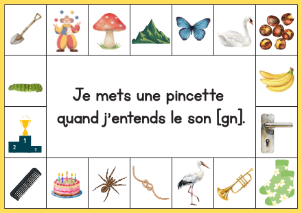 carte à pince gn – francais – ressource pédagogique SDMcollective