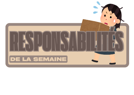 Tableau responsabilités Affiche – rituel – ressource pédagogique SDMcollective
