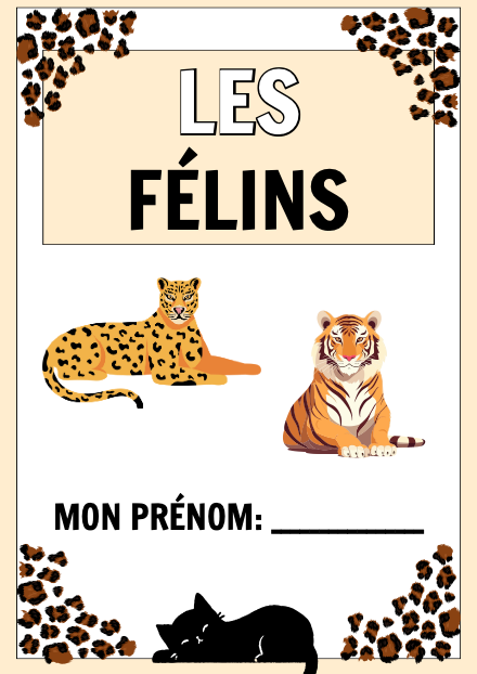 Dossier CE 3-4H sur les félins – sciences – ressource pédagogique SDMcollective