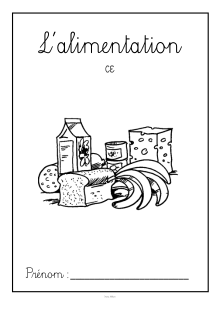 Dossier de CE sur l'alimentation – sciences – ressource pédagogique SDMcollective